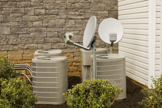 Air Conditioning Compressors and Satellite Dishes